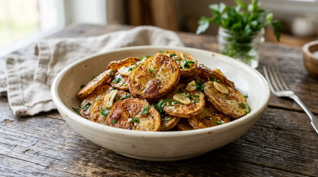 découvrez notre recette de pomme de terre sarladaise à l'air fryer, pour un plat croustillant, léger et savoureux, facile à préparer chez vous.