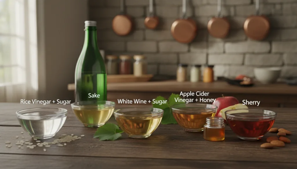 découvrez 5 alternatives délicieuses au mirin pour sublimer vos plats japonais et apporter une touche sucrée et savoureuse à vos recettes.