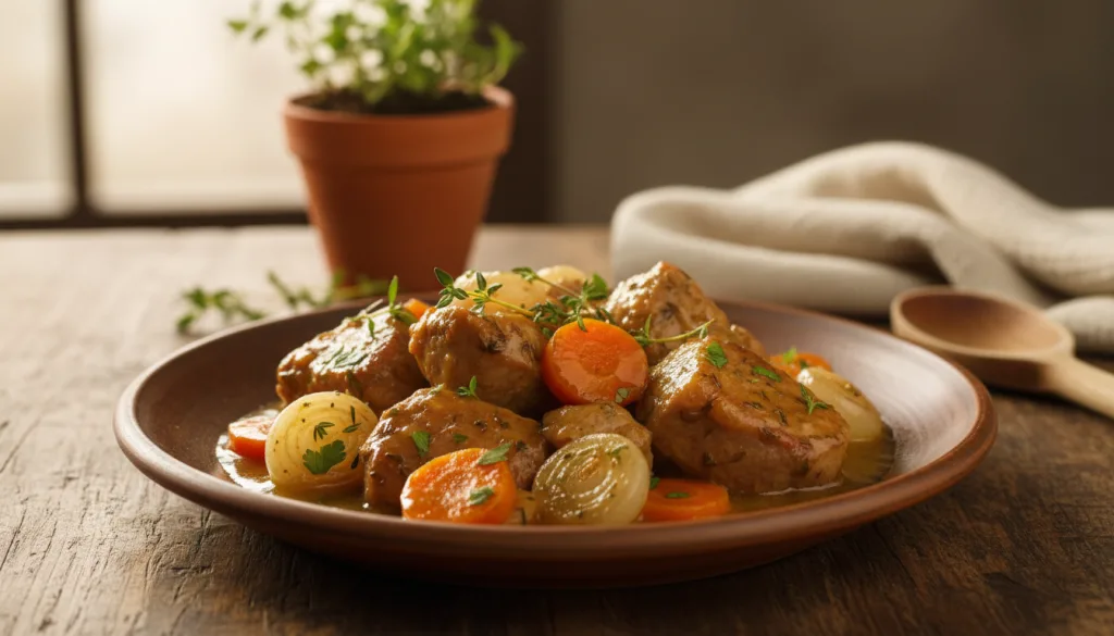 découvrez la recette traditionnelle du sauté de veau grand-mère, un plat savoureux et réconfortant à redécouvrir pour vos repas en famille.