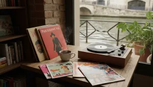 découvrez bonjour jacob au canal saint-martin, un lieu chaleureux où se mêlent café de qualité, vinyles rares et magazines sélectionnés pour une ambiance unique.